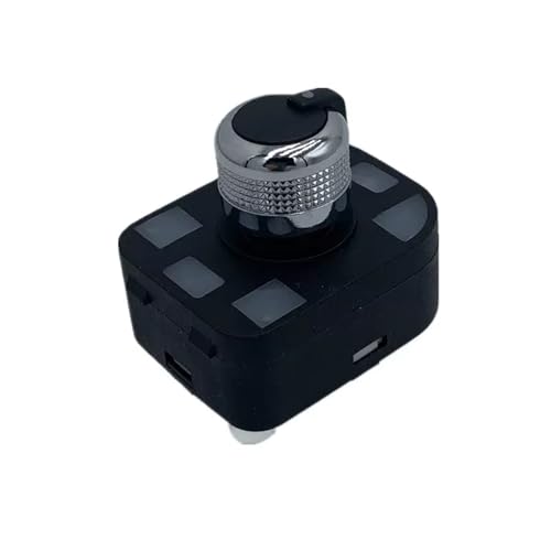 Autoteile Kompatibel Mit A1 A2 A3/S3 A4/S4 B6 B7 A6/S6 C6 A8/S8 Seitenspiegelschalter-Einstellknopf Mit Floding 4F0959565A 4F0 959 565 von PSRRGZTM