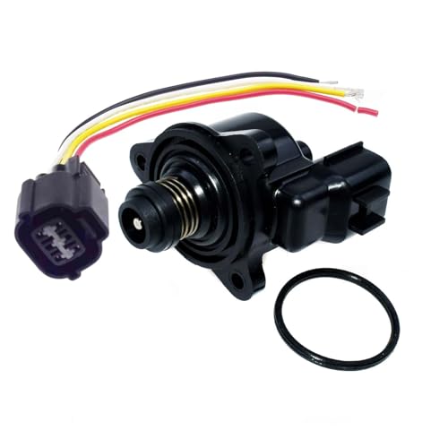 Leerlaufregler Kompatibel Mit Chrysler Für Sebring 2005 2004 2003 2002 2001 MD628166 1450A069 MD628318 Leerlaufluftregelventil IAC Anschlussstecker(1 PC Valve 1pc Plug) von PSRRGZTM