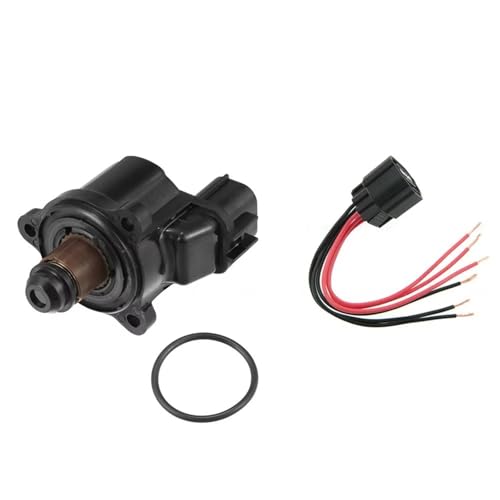 Leerlaufregler Kompatibel Mit Chrysler Für Sebring 3.0L .5L V6 2001 2002 2003 2004 2005 Leerlaufdrehzahl-Luftregelventil Und Stecker MD619857 von PSRRGZTM