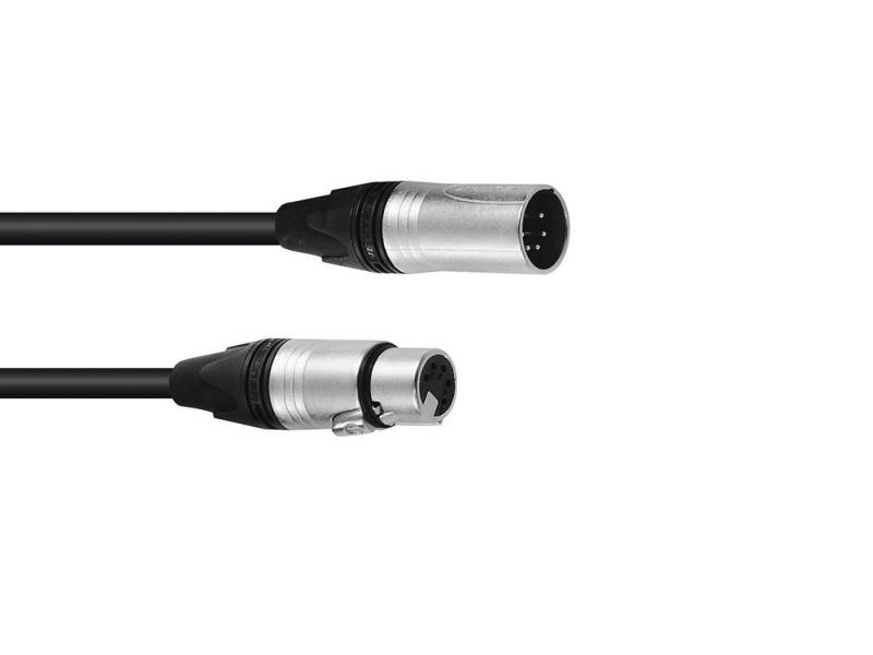 PSSO PSSO DMX Kabel XLR 5pol 5m sw Neutrik Lampen-Verbindungskabel von PSSO