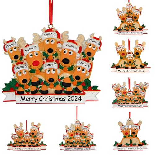 PSUNEY Personalisierte Weihnachtsornamente Benutzerdefinierte Weihnachtsanhänger Dekor Weihnachtsbaum Ornamente mit Namen Text Familie Verzierung Xmas Baum Hängen Dekoration Geschenk PSUNEY Personalisierte Weihnachtsornamente Benutzerdefinierte Weihnachtsanhänger Dekor Weihnachtsbaum Ornamente mit Namen Text Familie Verzierung Xmas Baum Hängen Dekoration Geschenk von PSUNEY
