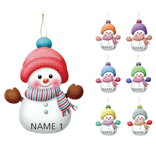 PSUNEY Personalisierte Weihnachtsornamente Benutzerdefinierte Weihnachtsanhänger Dekor Weihnachtsbaum Ornamente mit Namen Text Familie Verzierung Xmas Baum Hängen Dekoration Geschenk PSUNEY Personalisierte Weihnachtsornamente Benutzerdefinierte Weihnachtsanhänger Dekor Weihnachtsbaum Ornamente mit Namen Text Familie Verzierung Xmas Baum Hängen Dekoration Geschenk von PSUNEY