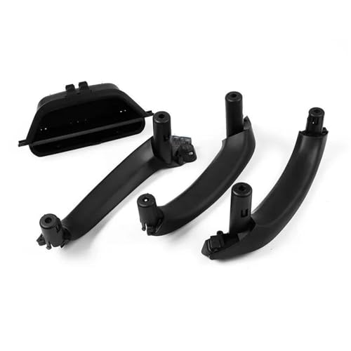 PSUWSXA 4 Stücke Innen ABS Kunststoff Türgriff Panel Pull Greifen Trim Abdeckung Für X3 X4 F25 F26 2011 2012 2013 2014 2015 2016 2017(Black set) von PSUWSXA