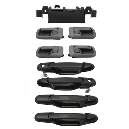 PSUWSXA 9 STÜCKE Türgriff Für Toyota Für Sienna 1998 1999 2000 2001 2002 2003 69206-AA010 69205-AA010 69277-08010 69278-08010 von PSUWSXA