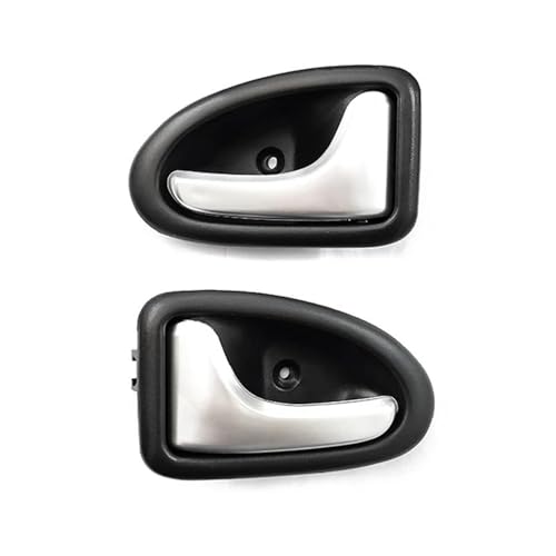 PSUWSXA Auto-Innentürgriff Für Renault Für Megane I Für Clio II Für Scenic I 1999-2005 Für Trafic II 2001-2014 7700353282(Silver 1 Pair) von PSUWSXA