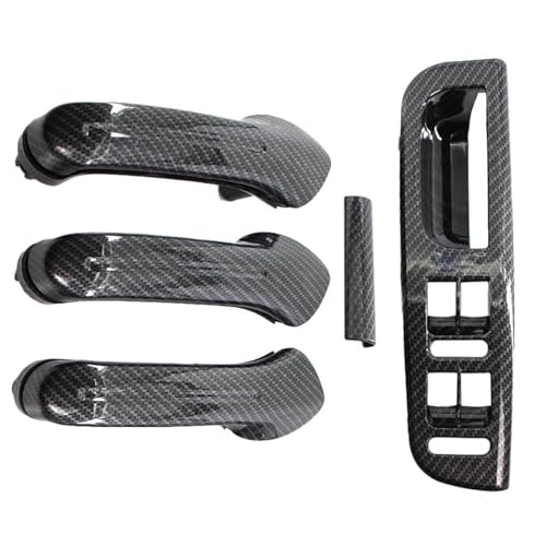 PSUWSXA Carbon Fiber Innen Haltegriff Türgriff Für VW Für Jetta Für Golf Für Bora MK4 1998 1999 2000 2001 2002 2003 2004(Right Hand Drive) von PSUWSXA