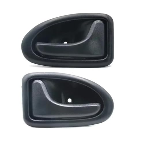 PSUWSXA Linker Und Rechter Innerer Türgriff Für Renault Für Megane I Für Clio II Für Scenic I 1999-2005 Für Trafic II 2001-2014(Black Pair) von PSUWSXA