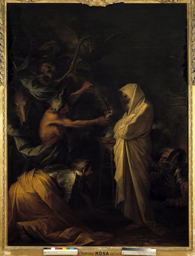 PSVDCTOO Vintage Wanddeko Bilder Leinwand Malerei Der schatten von samuel erscheint in saul bei der pythonisse von endor Gemälde von salvator rosa Poster Wandbild Deko für Zimmer 60x90cm PSVDCTOO Vintage Wanddeko Bilder Leinwand Malerei Der schatten von samuel erscheint in saul bei der pythonisse von endor Gemälde von salvator rosa Poster Wandbild Deko für Zimmer 60x90cm von PSVDCTOO