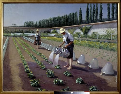 PSVDCTOO Wandbilder Kunst Poster die Gärtner. Zwei Männer bewässern mit ihren Gießkannen ihre Plantage. In ihrer Nähe befanden sich Glasglocken, die zur Abdeckung für Heimdekoration 60x90cm PSVDCTOO Wandbilder Kunst Poster die Gärtner. Zwei Männer bewässern mit ihren Gießkannen ihre Plantage. In ihrer Nähe befanden sich Glasglocken, die zur Abdeckung für Heimdekoration 60x90cm von PSVDCTOO