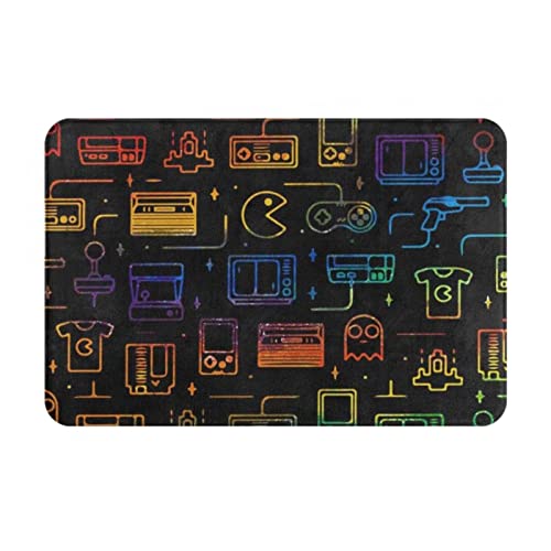 Game Video Gaming Muster Fußmatte Teppich Langlebig Willkommen Matte Outdoor Indoor Rutschfeste Fußmatte Eingang Durchgang Innenhof Garage Hoher Durchfluss Bereich von PSVOD
