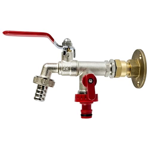 Gartenarmatur für 15 mm Kupfer- oder 15 mm Kunststoffrohre (Doppelhahn) von PSW TRADE SUPPLIERS LTD