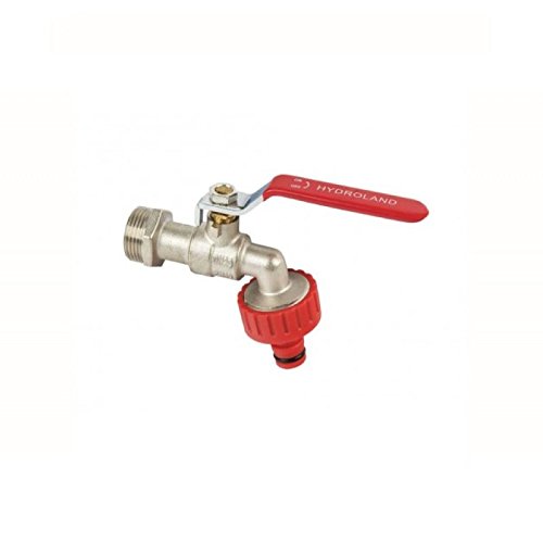 Wasser Kugelhahn mit Mutter und Garten-Kompressions-Stecker 3/4" von PSW TRADE SUPPLIERS LTD