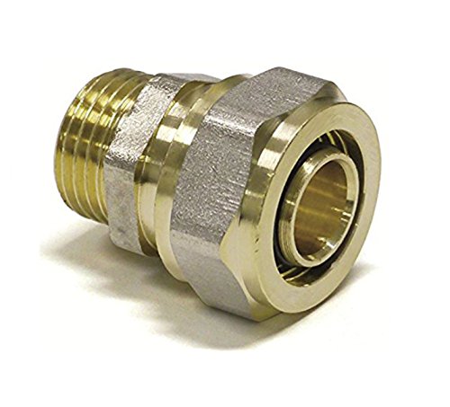 Schraub kupplung Gerader Verbinder 16 mm - 1/2'' Stecker - Kompressions-Passform, Armatur Typ: pex-al-pex von PSW TRADE SUPPLIERS LTD
