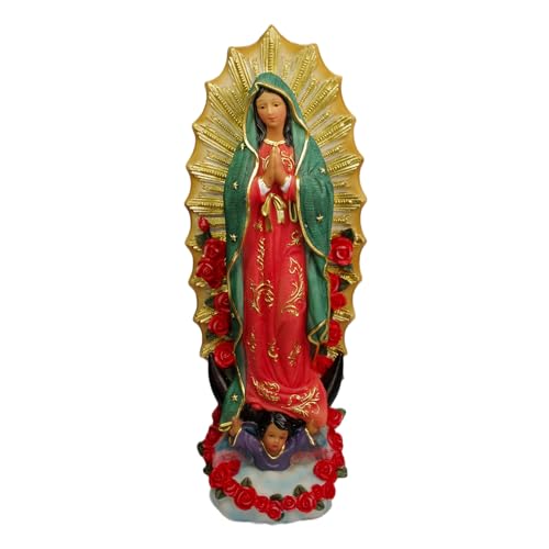 PSYHILAR 25,4 cm Virgen de Guadalupe Statuen, Our Lady of Guadalupe Virgin Mary Statue, Large Virgencita Maria Estatua Resin Figurine PSYHILAR 25,4 cm Virgen de Guadalupe Statuen, Our Lady of Guadalupe Virgin Mary Statue, Large Virgencita Maria Estatua Resin Figurine von PSYHILAR