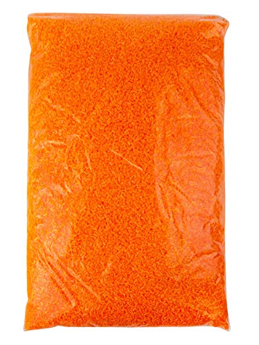 PSYWORK 1kg Schwarzlicht Acrylglas-Granulat Orange von PSYWORK