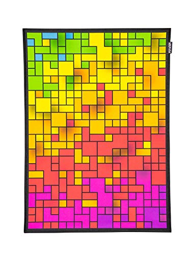 PSYWORK Schwarzlicht Stoffposter Neon | Fancy Rainbow Pixel | 0,5 x 0,7m | UV-aktiv | fluoreszierend | Wandbehang Stoffbanner Poster Wandbild Kunstdruck Dekobild Dekoration Wandteppich PSYWORK Schwarzlicht Stoffposter Neon | Fancy Rainbow Pixel | 0,5 x 0,7m | UV-aktiv | fluoreszierend | Wandbehang Stoffbanner Poster Wandbild Kunstdruck Dekobild Dekoration Wandteppich von PSYWORK