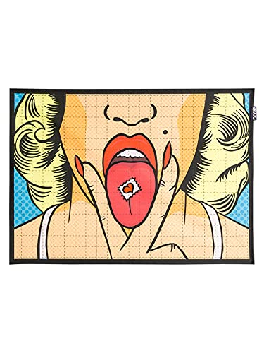 PSYWORK Schwarzlicht Stoffposter Neon | LSD Girl Blotter Art | 0,5 x 0,7m | UV-aktiv | fluoreszierend | Wandbehang Stoffbanner Poster Wandbild Kunstdruck Dekobild Dekoration Wandteppich PSYWORK Schwarzlicht Stoffposter Neon | LSD Girl Blotter Art | 0,5 x 0,7m | UV-aktiv | fluoreszierend | Wandbehang Stoffbanner Poster Wandbild Kunstdruck Dekobild Dekoration Wandteppich von PSYWORK