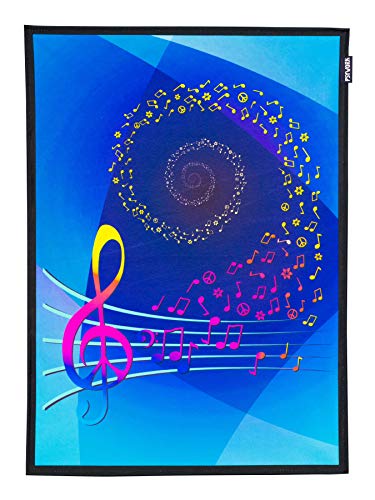 PSYWORK Schwarzlicht Stoffposter Neon | Psychedelic Harmony | 0,5 x 0,7m | UV-aktiv | fluoreszierend | Wandbehang Stoffbanner Poster Wandbild Kunstdruck Dekobild Dekoration Wandteppich PSYWORK Schwarzlicht Stoffposter Neon | Psychedelic Harmony | 0,5 x 0,7m | UV-aktiv | fluoreszierend | Wandbehang Stoffbanner Poster Wandbild Kunstdruck Dekobild Dekoration Wandteppich von PSYWORK