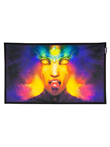 PSYWORK Schwarzlicht Stoffposter Neon | Vermilion | 0,42 x 0,70m | UV-aktiv | fluoreszierend | Wandbehang Stoffbanner Poster Wandbild Kunstdruck Dekobild Dekoration Wandteppich PSYWORK Schwarzlicht Stoffposter Neon | Vermilion | 0,42 x 0,70m | UV-aktiv | fluoreszierend | Wandbehang Stoffbanner Poster Wandbild Kunstdruck Dekobild Dekoration Wandteppich von PSYWORK