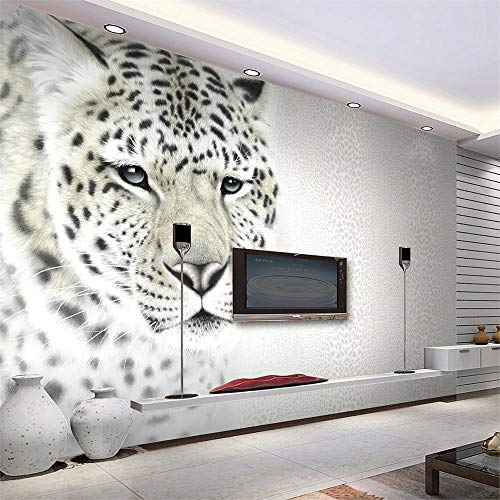 PSiFound® Fototapete 3D Effekt Niedlich Tier Leopard Muster (200X150Cm) Vlies Tapeten Wandtapete Moderne Wanddeko Design Wand Dekoration Wohnzimmer Schlafzimmer Büro Flur Architektur von PSiFound®