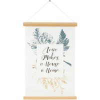 PT LIVING | Poster Love Makes A House A Home von PT LIVING