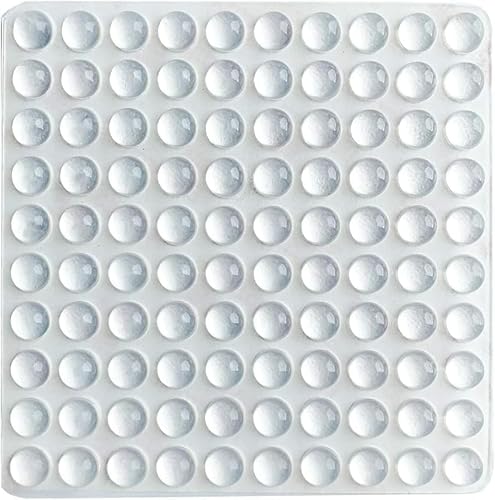 Transparente Silikon-Pads, 8 mm x 4 mm, 100 Stück, selbstklebende rutschfeste Schutzpunkte von PTAPIPI
