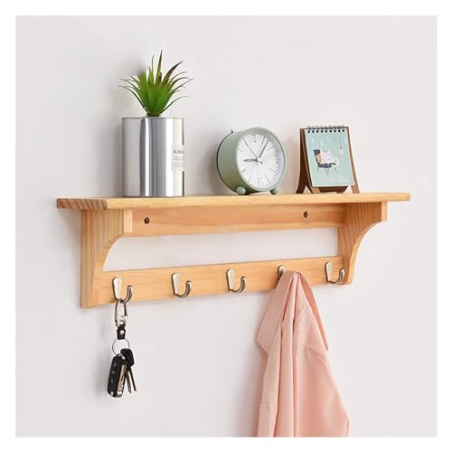 Garderobenleiste mit Trennwand, Wandmontage, Antik-Optik, Wandmontage, 4–6 Haken, Hakenleiste, Kleiderbügel, Wandhalterung für Jacke, Kleidung, Hüte, Handtuch, Holz, 5 Garderobenleiste mit Trennwand, Wandmontage, Antik-Optik, Wandmontage, 4–6 Haken, Hakenleiste, Kleiderbügel, Wandhalterung für Jacke, Kleidung, Hüte, Handtuch, Holz, 5 von PTATT