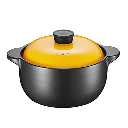 Keramik Auflaufform mit Deckel, Überdachte Runde Auflaufform Set, Lasagnepfannen mit Deckel zum Kochen, Backform mit Deckel für Abendessen, 4,2L Geeignet für 3-8 Personen, Schwarz Keramik Auflaufform mit Deckel, Überdachte Runde Auflaufform Set, Lasagnepfannen mit Deckel zum Kochen, Backform mit Deckel für Abendessen, 4,2L Geeignet für 3-8 Personen, Schwarz von PTATT