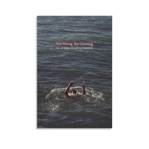 Loyle Carner Poster "Not Waving, But Drowning", Leinwand, Wandkunst, dekoratives Wohnkultur, Gemälde für Wohnzimmer, Schlafzimmer, 30 x 45 cm, ungerahmt, 12 Loyle Carner Poster "Not Waving, But Drowning", Leinwand, Wandkunst, dekoratives Wohnkultur, Gemälde für Wohnzimmer, Schlafzimmer, 30 x 45 cm, ungerahmt, 12 von PTATT