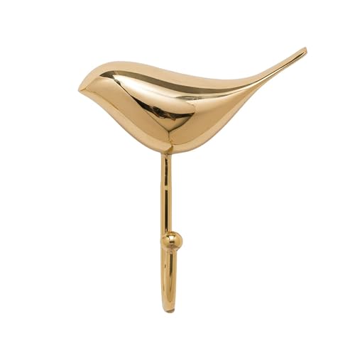 Moderner Wand-Kleiderhaken aus Messing, Vögel, dekorative Metallhaken zum Aufhängen von Mänteln und Huthaken, Handtuchhaken für Badezimmer, Kleiderhaken für Schlafzimmer, Schlüsselaufhänger, Gold Moderner Wand-Kleiderhaken aus Messing, Vögel, dekorative Metallhaken zum Aufhängen von Mänteln und Huthaken, Handtuchhaken für Badezimmer, Kleiderhaken für Schlafzimmer, Schlüsselaufhänger, Gold von PTATT