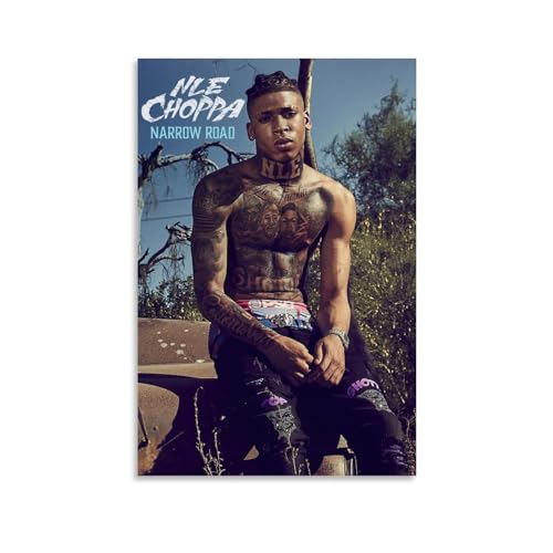 Nle Choppa Poster, schmales Straßen-Album, Poster, Leinwand, Wandkunst, dekoratives Wohnkultur, Gemälde für Wohnzimmer, Schlafzimmer, 50 x 75 cm, ungerahmter Stil Nle Choppa Poster, schmales Straßen-Album, Poster, Leinwand, Wandkunst, dekoratives Wohnkultur, Gemälde für Wohnzimmer, Schlafzimmer, 50 x 75 cm, ungerahmter Stil von PTATT