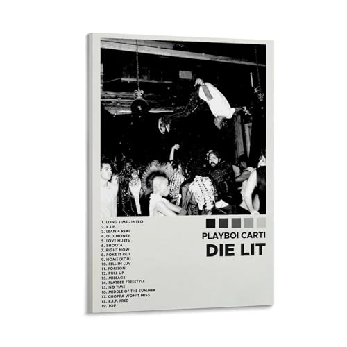 PtaTt Playboi Carti Poster, Die beleuchtete Album-Poster, Leinwand, Wandkunst, dekoratives Wohnkultur, Gemälde für Wohnzimmer, Schlafzimmer, 20 x 30 cm, Rahmenstil-15 PtaTt Playboi Carti Poster, Die beleuchtete Album-Poster, Leinwand, Wandkunst, dekoratives Wohnkultur, Gemälde für Wohnzimmer, Schlafzimmer, 20 x 30 cm, Rahmenstil-15 von PTATT