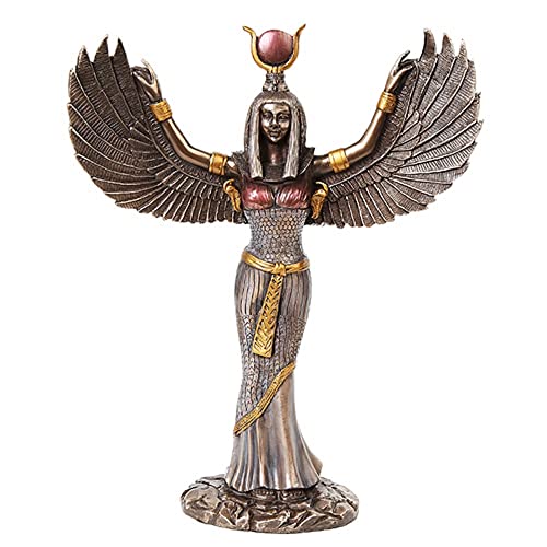 30,2 cm Ägyptische Isis Mythologische Bronze Finish Statue Figur von Pacific Giftware