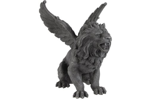 6.5 Inch Resin Medieval Winged Lion Gargoyle Statue Figurine 6.5 Inch Resin Medieval Winged Lion Gargoyle Statue Figurine von PTC