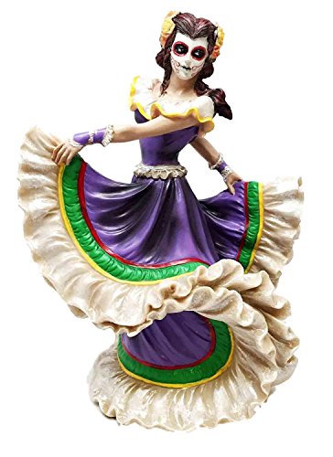 Dia de Los Muertos Sugar Skull Twilight Tänzerin Figur Day Of The Dead VIVAS calacas Dia de Los Muertos Sugar Skull Twilight Tänzerin Figur Day Of The Dead VIVAS calacas von PTC