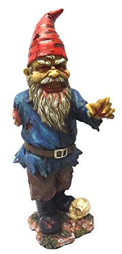 Gartenzwerg - Einarmiger Zombie Zwerg - Figur Garten Statue Horror Fantasy Deko Vater von PTC