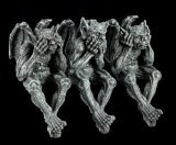PTC 5 Inch Gargoyle See, Hear, Speak No Evil Shelf Sitters Statue Figurine by PTC 5 Inch Gargoyle See, Hear, Speak No Evil Shelf Sitters Statue Figurine by von PTC