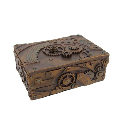 Things2Die4 PTC 5-zoll-steampunk mechanical inspired schmuck/schmuckschachtel figurine von ptc Things2Die4 PTC 5-zoll-steampunk mechanical inspired schmuck/schmuckschachtel figurine von ptc von PTC