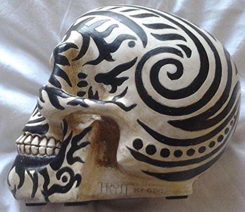 Totenkopf Spardose - Maori Ram - Skull Deko Figur Totenkopf Spardose - Maori Ram - Skull Deko Figur von PTC