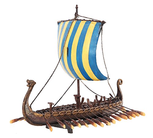 Viking Schlacht Schiff mit Ständer Home Decor Statue Viking Schlacht Schiff mit Ständer Home Decor Statue von PTC