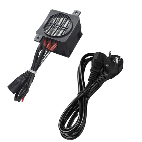 PTC Luftheizung mit Stecker 100W 220V, PTC Isoliertes Autolüfter Heizung mit konstanter Temperatur, Heizelement mit konstanter Temperatur 60mm, PTCYIDU von PTCYIDU