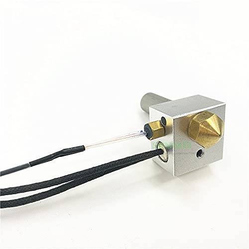 PTCinder Neu Wanhao Duplikator I3 Plus 3D Druckerteile MK10 Extruder Hotend Kit + Heizungspatrone + M3 Hex Thermistor Kompetent (Size : Option1) von PTCinder