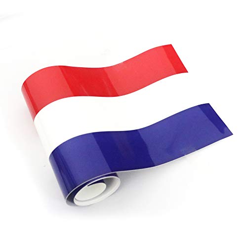 PTDecals 1.5m * 15cm / 59 "* 6" PVC Aufkleber Französisch FR Flagge 3- Farbige Streifen Grafik Patches Für Fahrzeug Motor Karosserie Spiegel Kotflügel Seitenschweller Kofferraum Heckklappe Tür Fenster PTDecals 1.5m * 15cm / 59 "* 6" PVC Aufkleber Französisch FR Flagge 3- Farbige Streifen Grafik Patches Für Fahrzeug Motor Karosserie Spiegel Kotflügel Seitenschweller Kofferraum Heckklappe Tür Fenster von PTDecals