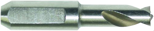 PTG 218190600 PROFILINE Vollhartmetall NC-Anbohrer, 90°, Werksnorm, Rechts, TITAN, 6mm Nenn Durchmesser, 57mm Länge, 18mm Spannutlänge von PTG