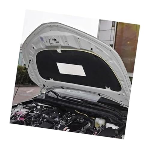 Schallschutzmatte Für Toyota Für Corolla 2019 2020 2021 2022 2023 E210 Motor Haube Ton Wärme Isolierung Baumwolle(BLACK Style 2) von PTGZGFNPAM