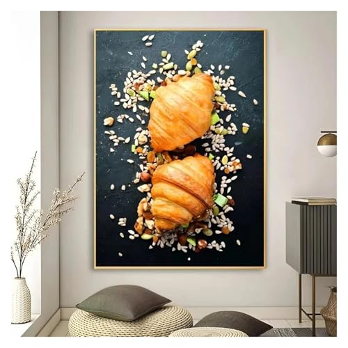 PTHEN Wandkunst Leinwanddrucke Kunst High Definition Druck Lebensmittel Küche Tafel Bild Leinwand Malerei Kunst Wandbild Dekoration Spiel Zimmer Dekoration(E,50x70cm) von PTHEN