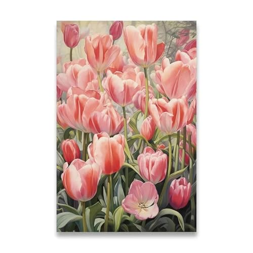 PTHEN Wandkunst Leinwanddrucke Leinwandposter Für Die Wanddekoration, Sonnenblumen-Dekoration, Bilder, Zimmerwanddekoration, Leinwandmalerei, Heimdekoration, Lotuspflanze(B,50x70cm) von PTHEN