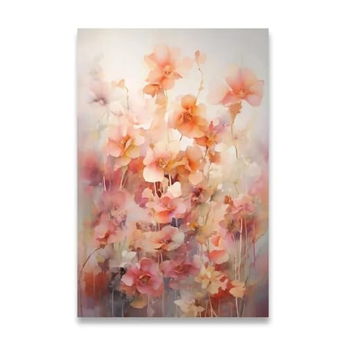 PTHEN Wandkunst Leinwanddrucke Leinwandposter Für Die Wanddekoration, Sonnenblumen-Dekoration, Bilder, Zimmerwanddekoration, Leinwandmalerei, Heimdekoration, Lotuspflanze(O,30x40cm) von PTHEN