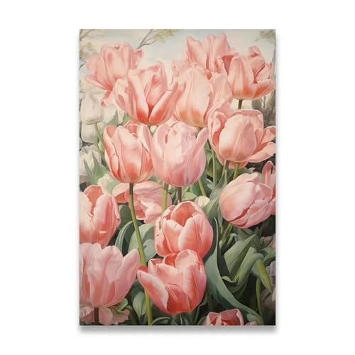 PTHEN Wandkunst Leinwanddrucke Leinwandposter Für Die Wanddekoration, Sonnenblumen-Dekoration, Bilder, Zimmerwanddekoration, Leinwandmalerei, Heimdekoration, Lotuspflanze(Q,50x70cm) von PTHEN