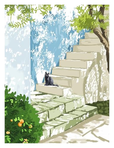 Wandkunst Leinwanddrucke Abstrakte Marokkanische Tropische Dschungel Bauen Wandkunst Leinwand Malerei Poster Keine Rahmen Drucke Wandbilder Für Wohnkultur(G,30x40cm) von PTHEN